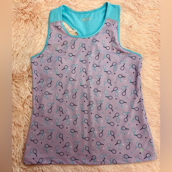 Prince Girls' Fashion Printed Tennis Tank Top and Skort set Youth Size L (14) - Picture 5 of 7